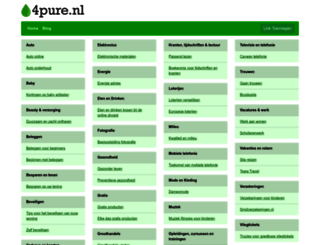 4pure.nl screenshot