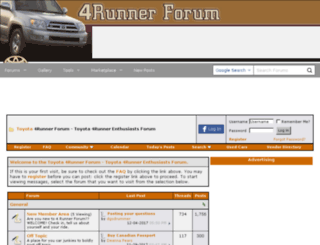 4runnerforum.com screenshot
