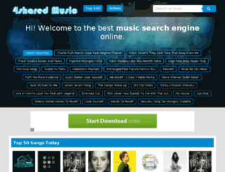 4sharedmusic.org screenshot