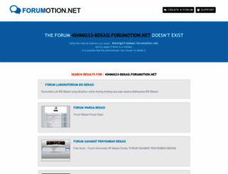 4shmig33-bekasi.forumotion.net screenshot