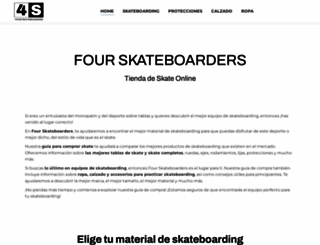 4skateboarders.com screenshot