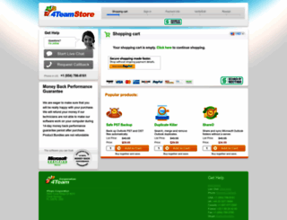 4teamstore.com screenshot