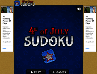 4thofjulysudoku.com screenshot