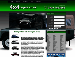 4x4buyers.co.uk screenshot