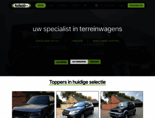 4x4only.be screenshot