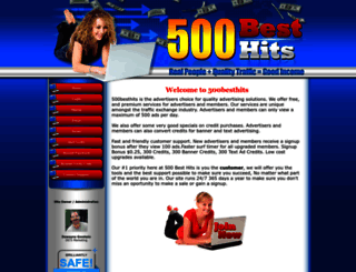 500besthits.com screenshot