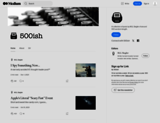 500ish.com screenshot