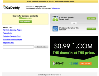 500pages.com screenshot
