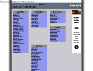 50cc-motorcycles.com screenshot