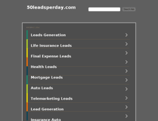50leadsperday.com screenshot