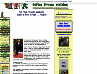 50plus-fitness-walking.com screenshot