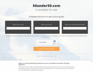 50under50.com screenshot