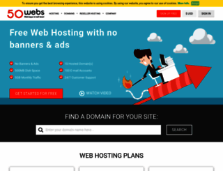 50webs.com screenshot