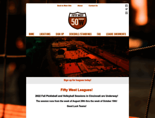 50westbrew.leaguelab.com screenshot