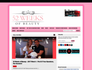 52weeksofbeauty.com screenshot