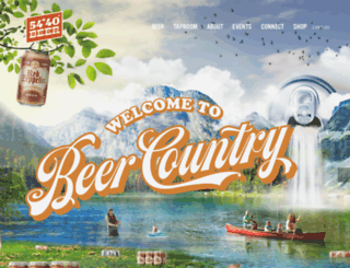 54-40brewing.com screenshot