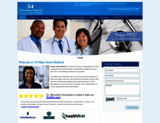 54mainstreetmedical.com screenshot