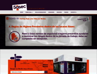 5asecmexico.com screenshot