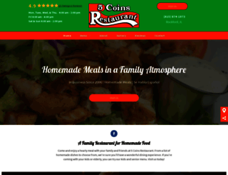 5coinsrestaurant.com screenshot
