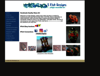 5fishdesigns.com screenshot
