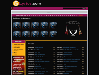 5lyrics.com screenshot