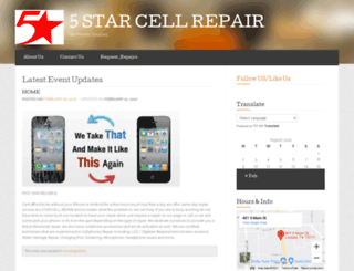 5starcellrepair.wordpress.com screenshot