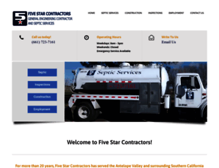 5starcontractors.com screenshot