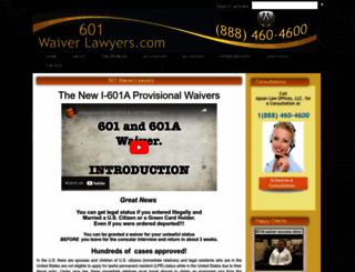 601waiverlawyers.com screenshot