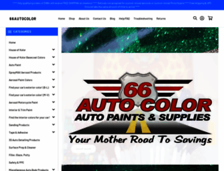 66autocolor.myshopify.com screenshot