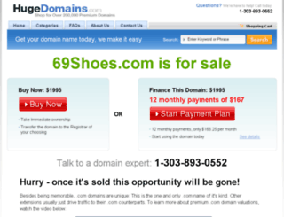 69shoes.com screenshot