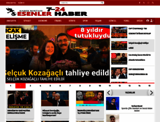 7-24esenlerhaber.com screenshot