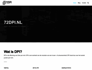 72dpi.nl screenshot