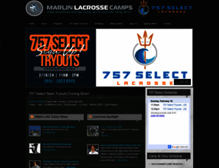 757selectlacrosse.com screenshot