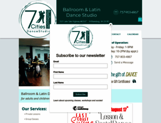 7citiesballroom.com screenshot