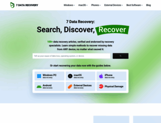 7datarecovery.com screenshot