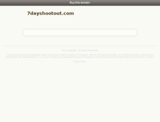 7dayshootout.com screenshot