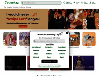 7eventzz.com screenshot