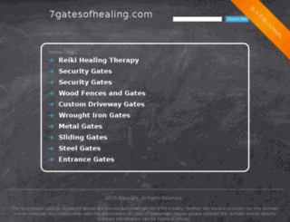 7gatesofhealing.com screenshot