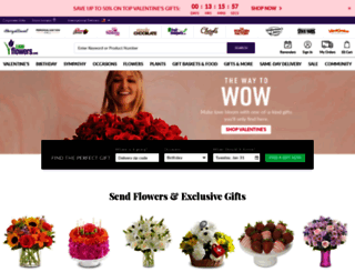 800-flower.com screenshot
