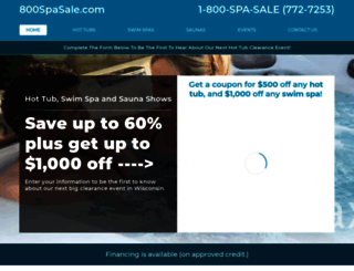 800spasale.com screenshot