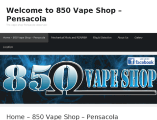 850vapeshop.com screenshot