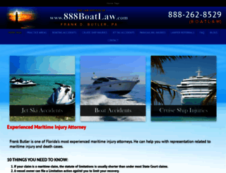 888boatlaw.com screenshot