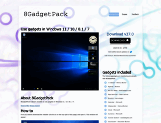 8gadgetpack.net screenshot