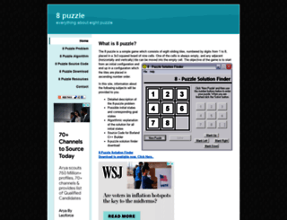 8puzzle.com screenshot