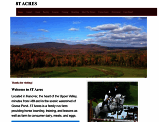 8tacresequestriancenter.com screenshot