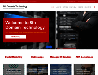 8thdomaintechnology.com screenshot