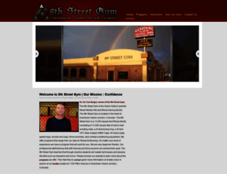 8thstreetgym.com screenshot