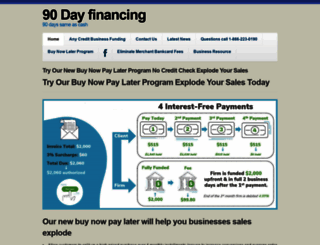90dayfinancing.com screenshot
