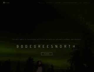 90degreesnorth.se screenshot