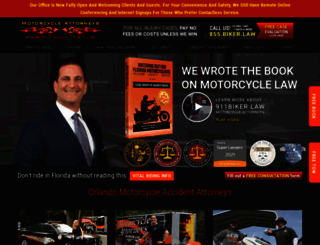 911bikerlaw.com screenshot